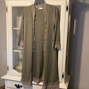 Tickled Teal medium cardigan 